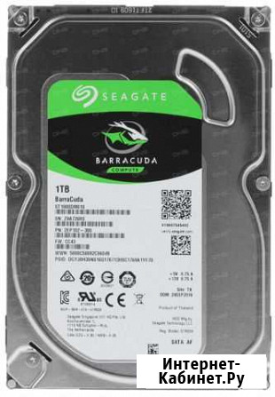 1 тб Жесткий диск Seagate 7200 BarraCuda Пятигорск - изображение 1