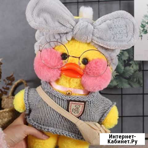 Мягкая игрушка Уточка Lalafanfan оптом и в розницу Санкт-Петербург - изображение 1