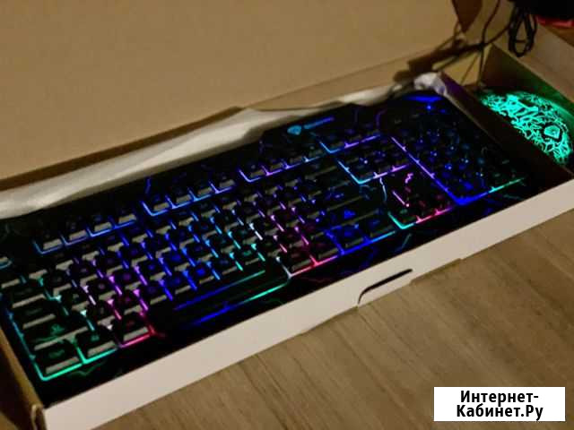 Новый игровой комплект клавиатура мышка Комсомольск-на-Амуре - изображение 1