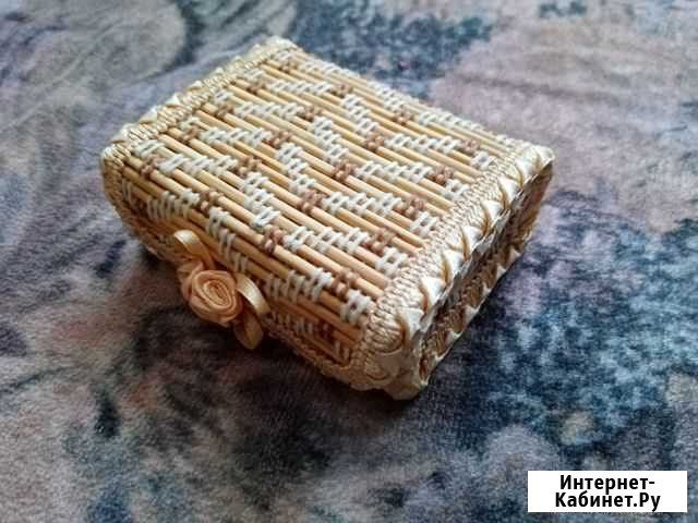 Шкатулка из бамбука Смоленск - изображение 1