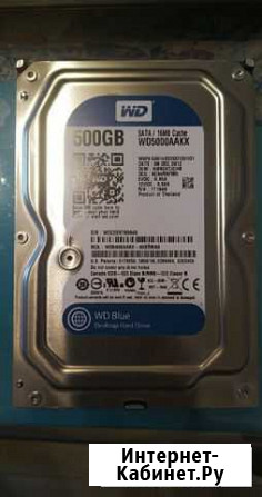 WD Blue 500 Gb SATA / 16 Mb Cache в хорошем состоя Краснодар - изображение 1