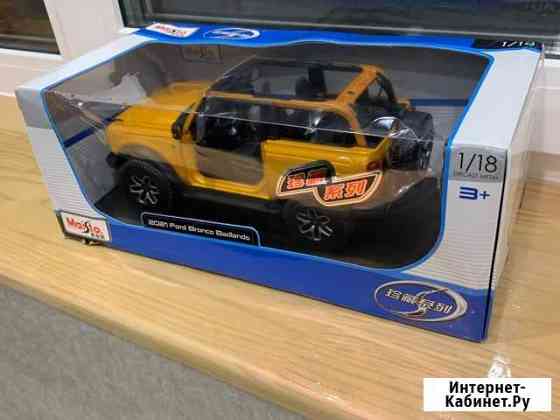 Машинка коллекционная ford bronco 1/18 Липецк