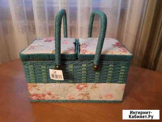 Коробка/шкатулка для рукоделия Псков