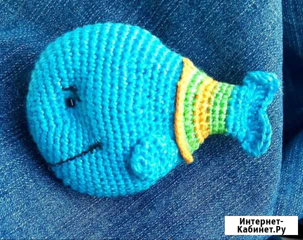 Брошь ручной работы Кит Великий Новгород - изображение 1