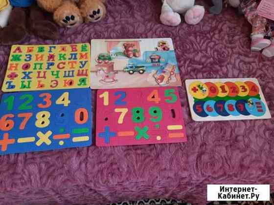 Деревянные пазлы вкладыши Красноярск