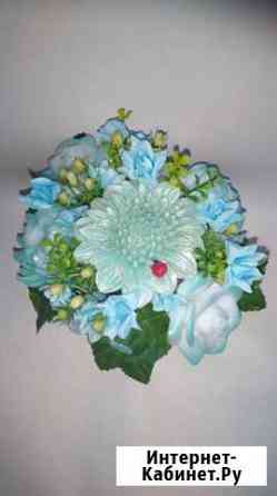 Мыльные букеты. Мыло. Корзинки из мыльных цветов Хабаровск