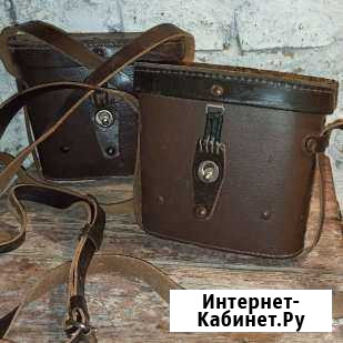 Кофр футляр для бинокля 6/30, 8/30, Кожаный, СССР Смоленск - изображение 1