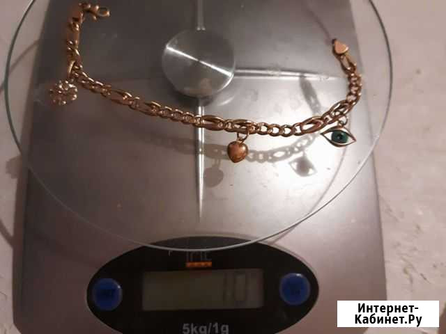 Золотой браслет с подвесками Калининград - изображение 1