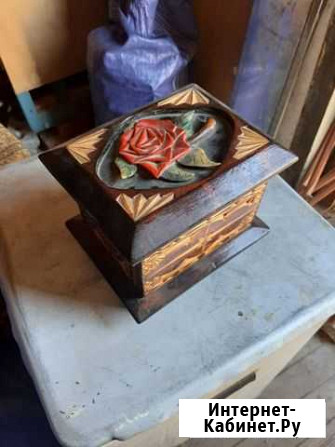 Шкатулка деревянная СССР Курск - изображение 1