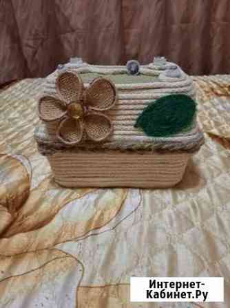 Шкатулка из джута Ярославль
