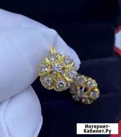 Золотые серьги с бриллиантами Нижний Новгород