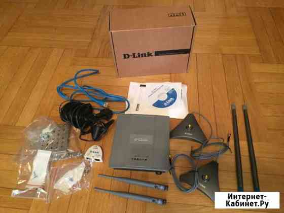 D-link DWL-3200AP + 2 антены D-link ANT24-0700 Гатчина