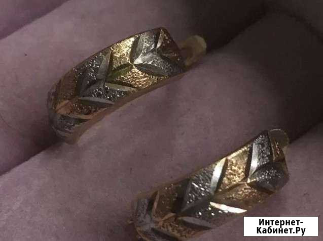 Золотые серьги585 Родники - изображение 1
