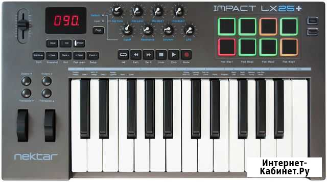 USB midi клавиатура Nectar Impact LX 25+ Иркутск - изображение 1