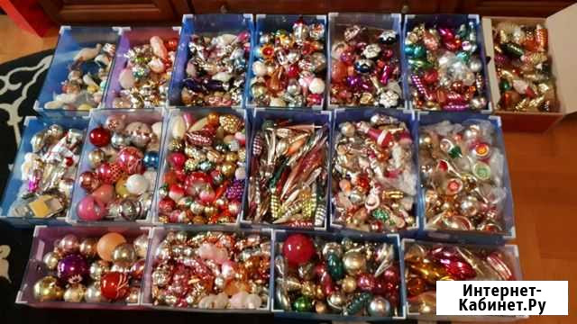 Ёлочные игрушки СССР цена за одну Грязи - изображение 1