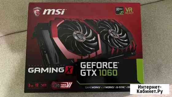 Видеокарта MSI nvidia GeForce 1060 3гб Gaming X Петрозаводск