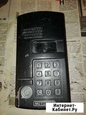 Вызывая панель аудио домофона Метаком Волгоград - изображение 1