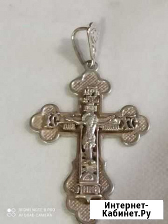 Серебряный крест 16 грамм Краснодар - изображение 1