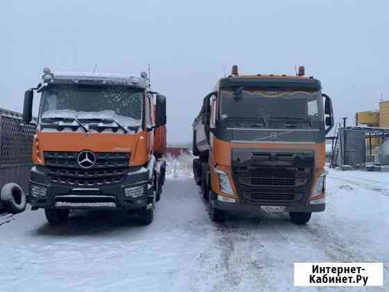 Услуги по перевозке песка, щебня, угля, сыпучих гр Архангельск