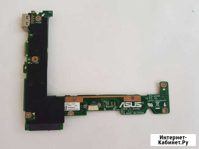 Плата разъемов USB +AUX Asus X202E Кочубеевское - изображение 1