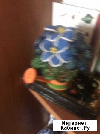 Поделка из бисера фиалки Пенза - изображение 1