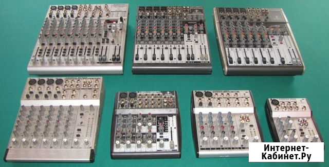 Микшерные пульты Behringer 7шт компакт микшер Пермь - изображение 1