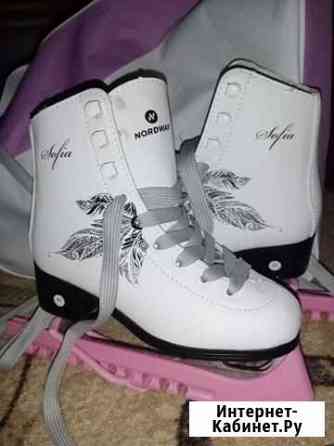 Фигурные коньки для девочки30-31 размер nordway So Брянск