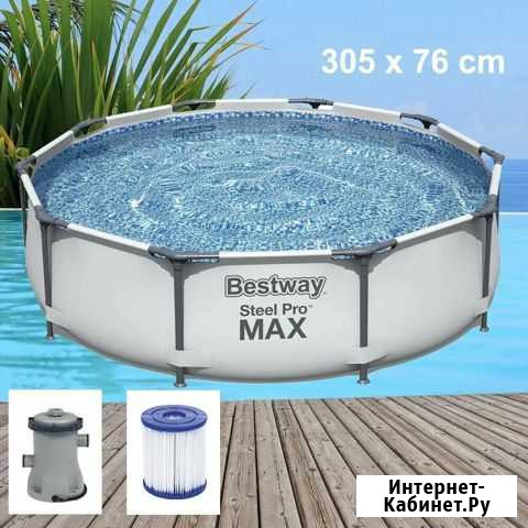 Каркасный бассейн 305x76 с фильтр-насосом Bestway Челябинск - изображение 1