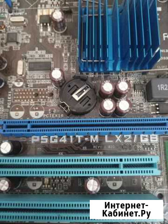 Материнская плата P5G41T-M LX2/GB Не проверялась Тверь - изображение 1