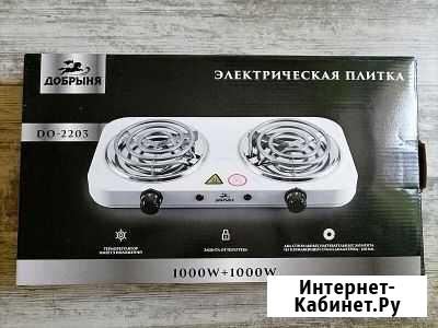 Плитка электрическая спиральная 2 конфорки Самара - изображение 1
