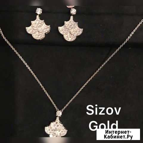 Золотой комплект Graff 20 гр 3.46 ct Москва - изображение 1