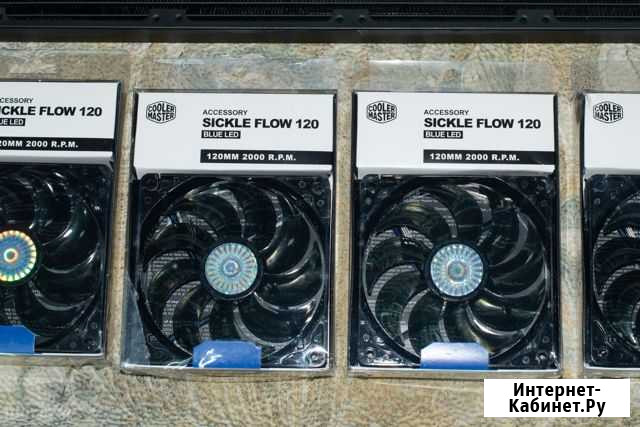 Cooler Master SickleFlow 120 мм синий новый Конаково - изображение 1