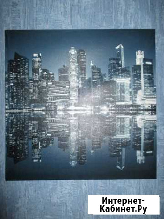 Картина Ночной Город Новосибирск - изображение 1