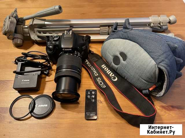 Canon EOS 600D + объектив 18-135 IS Black Петрозаводск - изображение 1