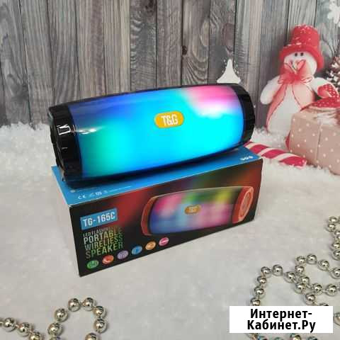 Bluetooth колонка T&G-165C с LED-подсветкой Новосибирск - изображение 1