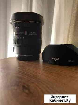 Обьектив Sigma AF 10-20mm f/3.5 EX DC HSM Canon Рыбинск