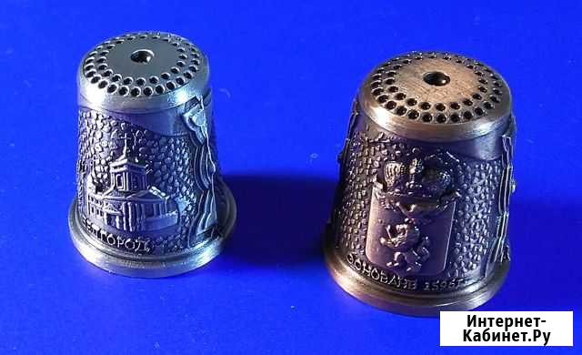 Напёрсток сувенирный, Белгород, металл, тяжелый Белгород - изображение 1