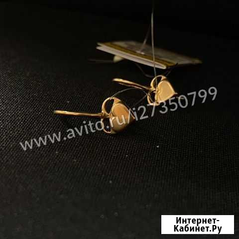 Золотые серьги 585 артикул 2992 Тюмень - изображение 1
