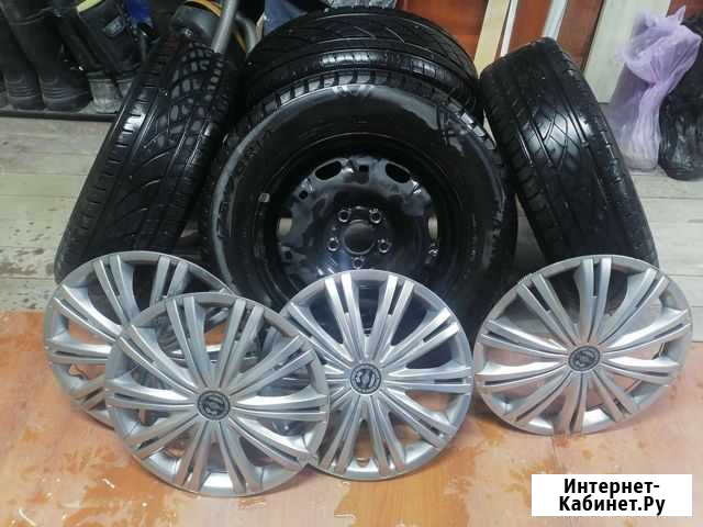 Продам колеса 175 /70,R14, 5/100 б/у 7000т.р, торг Сосногорск - изображение 1