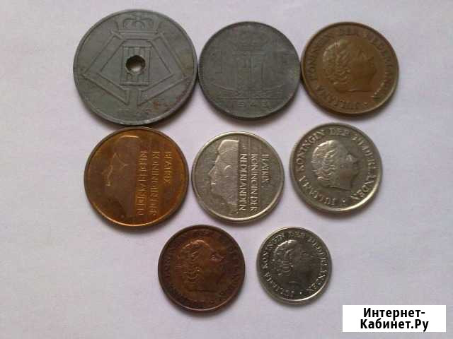 Продам подборку монет Европы Нидерланды 350 рублей Тамбов - изображение 1