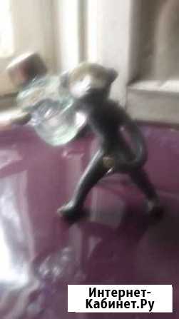 Обезьянка чугунная солонка Самара - изображение 1
