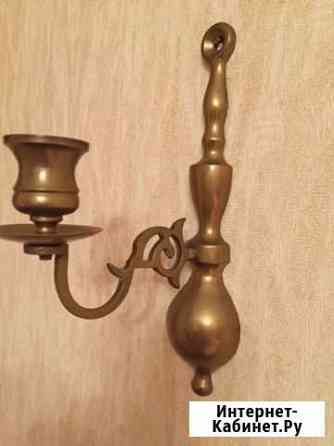 Подсвечник настенный, бронза Калининград
