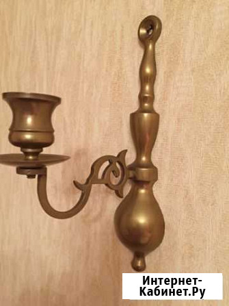 Подсвечник настенный, бронза Калининград - изображение 1