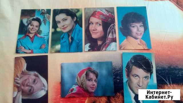 Коллекционные открытки - Актеры кино СССР Ухта - изображение 1