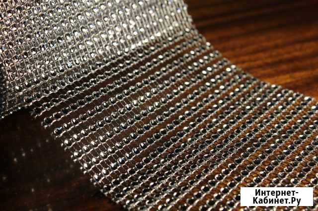 Полотно имитация страз 12см Курск - изображение 1