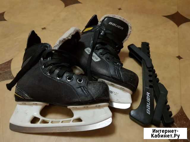 Хоккейные коньки bauer 32 размер Северодвинск - изображение 1