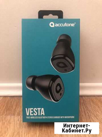 Беспроводные наушники Accutone Vesta black edition Ростов-на-Дону - изображение 1