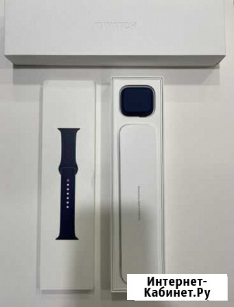 Часы apple watch 6 44 mm blue Норильск - изображение 1