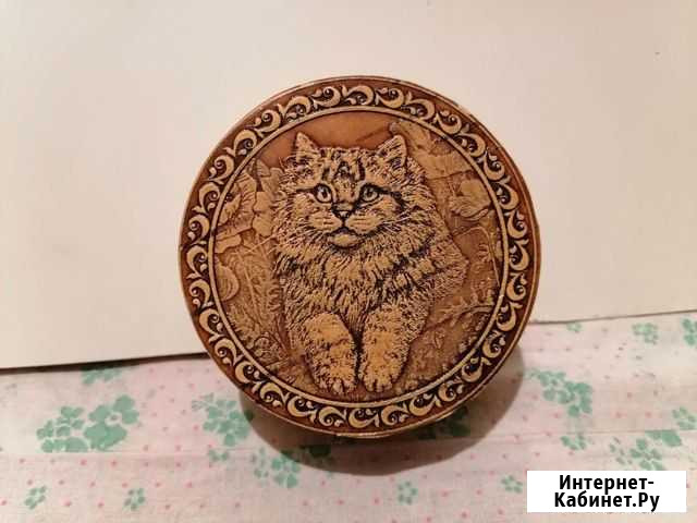 Косметички с Котиком из бересты и Абакан - изображение 1