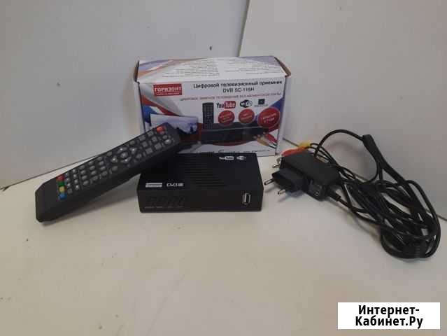 TV-приставка Горизонт DVB SC115H T2 Ижевск - изображение 1